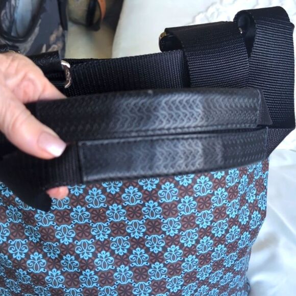 My Oil Cloth Michelle And Yvette Weatherproof /Beach/Picnic Tall Tote Bag - Picture 7 of 17